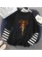 Nirvana In Utero Baskılı Fake Sleeves Siyah T-Shirt 2
