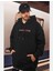 Street Wear Punıshtaıal Baskılı Oversize Unisex Siyah Kapşonlu Hoodie Sweatshirt 2