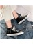 Feathered Wing Baskılı Siyah Unisex Kanvas Ayakkabı 1