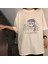 Girl Sleccter Beyaz Unisex Oversize T-Shirt 3