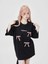 Kurdele Baskılı Oversize T-Shirt 2