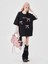 Kurdele Baskılı Oversize T-Shirt 4