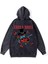 Yıkamalı Kumaş Rock Serisi Guns'n Roses Kapüşonlu Hoodie Sweatshirt 1