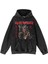 Yıkamalı Kumaş Rock Serisi Iron Maiden Kapüşonlu Hoodie Sweatshirt 1