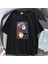Hunter x Hunter Hisoka Baskılı Siyah Oversize T-Shirt 2