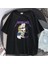 Rock Serisi Metallica Damaged Justice Siyah Unisex Oversize T-Shirt 2