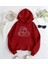 Snake Web Taş Işleme Detail Baskılı Kapşonlu Sweatshirt 1