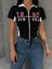 1985 Since Baskılı Fermuarlı Crop Bluz 1