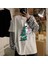 Skeleton Tree Baskılı Fake Sleeves Unisex Beyaz T-Shirt 1