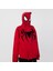 Y2K Streetwear Spider Web Oversize Fermuarlı Kırmızı Unisex Kapüşonlu Hırka 1