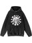 Yıkamalı Kumaş Rock Serisi White Zombie Kapüşonlu Hoodie Sweatshirt 1