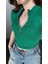 Zip Detay Fitilli Crop Bluz 1