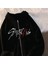 Stray Kids Baskılı Oversize Fermuarlı Siyah Unisex Kapüşonlu Hırka 2