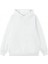 G.o.d Baskılı Beyaz Kapşonlu Sweatshirt 2