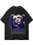 Yıkamalı Billie Eilish Baskılı Oversize Vintage T-Shirt 1