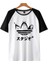 Totoro Friends Baskılı Reglan Kol Beyaz Oversize T-Shirt 2