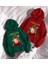 Evde Tek Başına Çift Merry Christmas Baskılı Kapşonlu Sweatshirt 1
