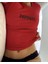 Baskılı Kırmızı Crop Bluz 1