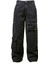 Y2K Recycled Black Cargo Pocket Wıde Leg Jean 1