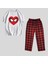 Spider Heart Baskılı Siyah Oversize Kısa Kol Alt Üst 2 L.i Takım 2