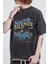 Yıkamalı The Sound Of Silence Eskitme T-Shirt 1