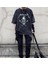 Metallica Skull Yıkmalı Eskitme T-Shirt 1