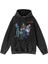 Yıkamalı Kumaş Rock Serisi Gorillaz Kapüşonlu Hoodie Sweatshirt 1
