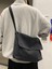 Harajuku Vintage Unisex Kot Gri Postacı Çantası 2