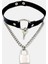 Gothic Anahtarlıklı Kilit Choker Kolye 1