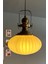 Elegant Beyaz Cam Tekli Avize Eskitme Başlık Retro Sarkıt Lamba Restoran Salon Aydınlatma 5