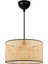 Çok Renkli E x clusive Orijinal Hazeran Rattan Sarkıt 38 cm AYD-3320 1 Hasır 30 x 22 Modern E27 Salon 2