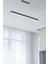 Lineer 120 cm ( Siyah Kasa, Doğal Beyaz Işık ) Sarkıt Modern LED Avize, Salon, Mutfak, Lineer Avize 4
