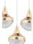 Talu 3'lü Gold 3 Renk Ledli Lü x Sarkıt Modern LED Avize 2