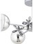 Ledli Nairobi Gümüş 4'lü Kristal Taşlı Lü x Modern LED Avize 3