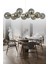 Luxury Modern Tasarım Beyaz 10'lü Füme Glop Camlı Avize 1