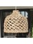 Hasır Dekoratif Bahçe / Salon / Antre / Mutfak Avize 30 cm - Rattan - Bambu - Bohem 1
