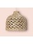 Hasır Dekoratif Bahçe / Salon / Antre / Mutfak Avize 30 cm - Rattan - Bambu - Bohem 2