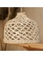 Hasır Dekoratif Bahçe / Salon / Antre / Mutfak Avize 30 cm - Rattan - Bambu - Bohem 3