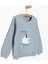 Basic Az Şardonlu Kutup Ayısı Desenli Sweatshirt Erkek Bebek 3