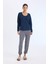 Fall in Love Pijama Takımı Uzun Kollu Üst Desenli Uzun Alt E2357AX24WN 3