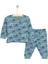 Çekici Desen Bisiklet Yaka Pijama Takımı Erkek Bebek 1