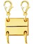Kolye Katmanlama Tokaları Bağlayıcı Katmanlama Çoklu Teller Mücevher Katmanlı 1.3cmx2.4cm (Yurt Dışından) 3