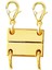 Kolye Katmanlama Tokaları Bağlayıcı Katmanlama Çoklu Teller Mücevher Katmanlı 1.3cmx2.4cm (Yurt Dışından) 5
