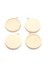 20X Doğal Yuvarlak Ahşap Taban Tepsisi Dıy Kolye 30MM (Yurt Dışından) 4