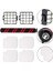 Shark Stratos Duoclean AZ3002 AZ3000 Elektrikli Süpürge Için Yedek Kit, 1 Rulo Burç, 2 Hepa Filtre, 4 Takım Köpük ve Keçe (Yurt Dışından) 5