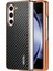 Samsung Galaxy Z Fold5 5g Elektro Kaplama Karbon Fiber Doku Pu+Tpu Telefon Kapağı (Yurt Dışından) 1