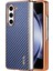 Samsung Galaxy Z Fold5 5g Elektro Kaplama Karbon Fiber Doku Pu+Tpu Telefon Kapağı (Yurt Dışından) 1