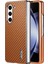 Samsung Galaxy Z Fold6 5g Elektro Kaplama Karbon Fiber Doku Pu+Tpu Telefon Kapağı (Yurt Dışından) 1