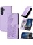 Kart ile Samsung Galaxy M55 Pu Deri Manyetik Kapatma Için Flip Case (Yurt Dışından) 1