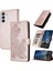 Samsung Galaxy M15 Flip Folio Kitap Için Flip Case Kart Yuvası Standı ile Pu (Yurt Dışından) 1